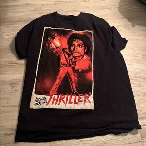 Black Michael Jackson Thriller T-Shirt